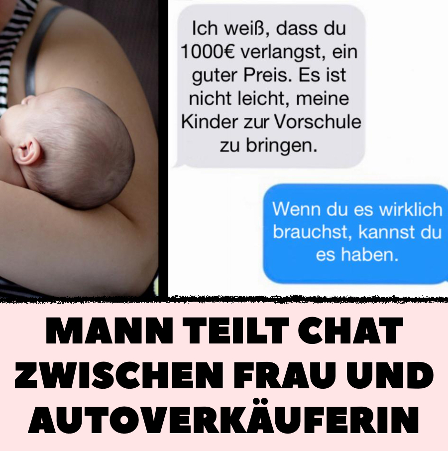 Mann teilt rührenden Chat zwischen Frau und Autoverkäuferin