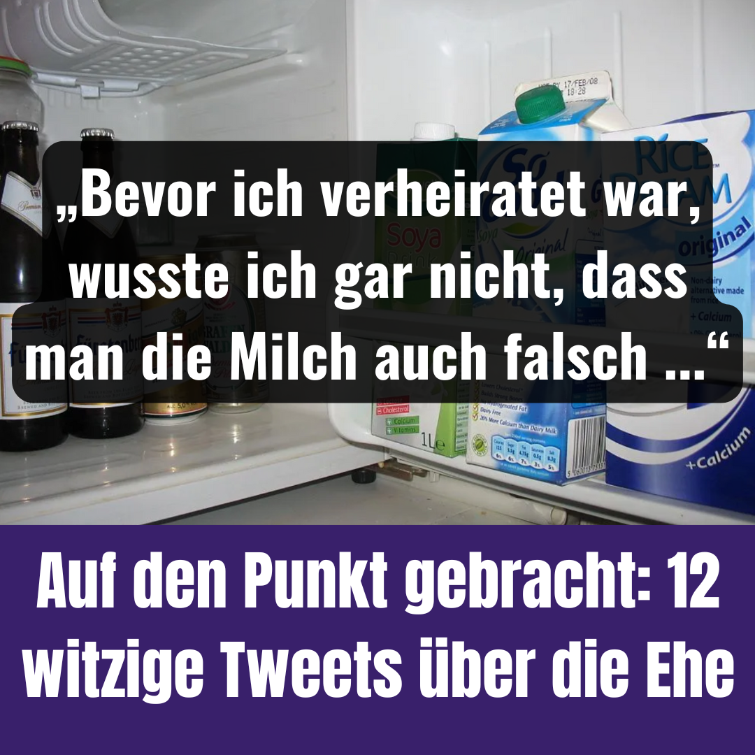 Auf den Punkt gebracht: 12 witzige Tweets über die Ehe