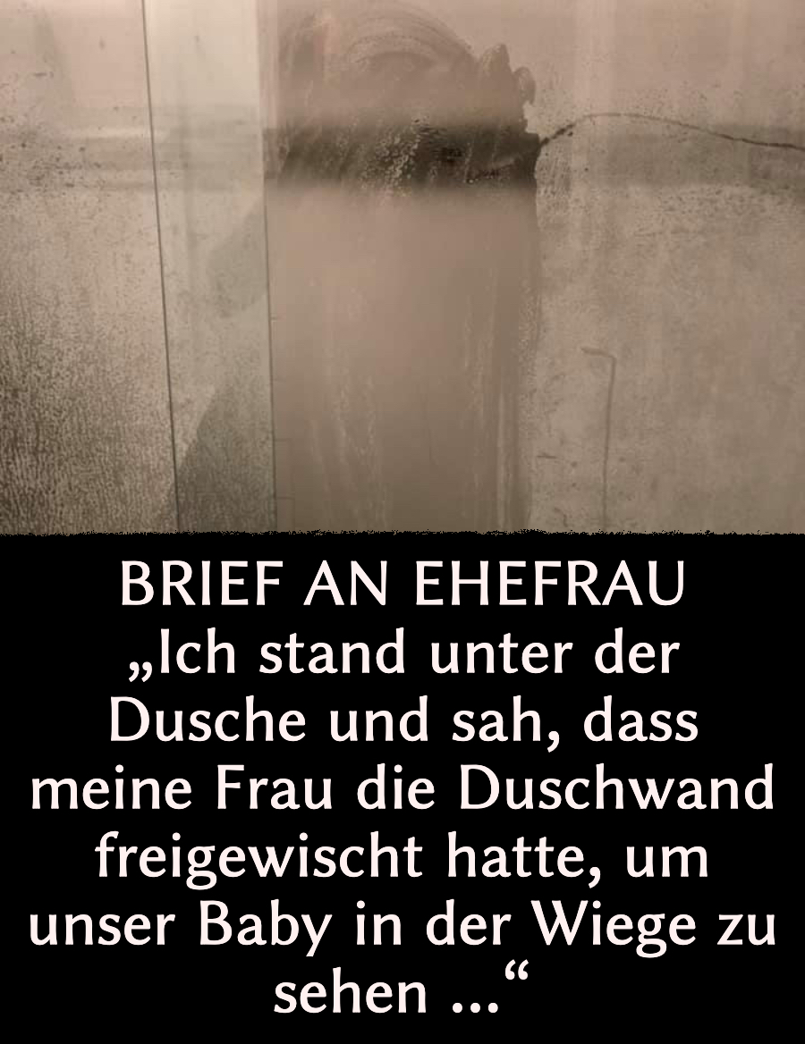 Mann lobt seine zu Hause bleibende Frau mit rührendem Brief