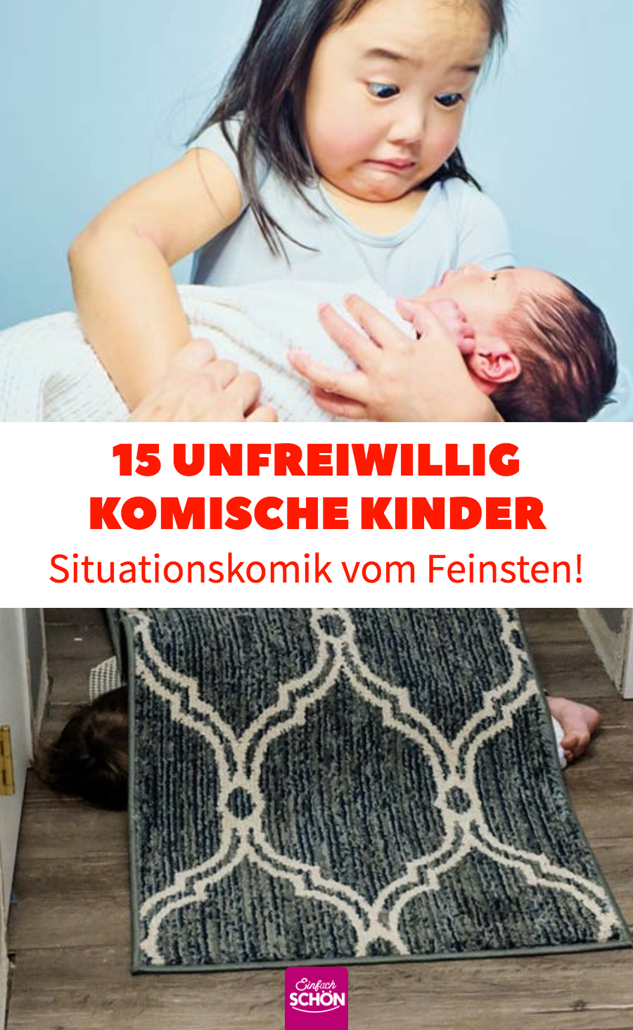 Lustige Bilder: 15 unfreiwillig komische Kinder