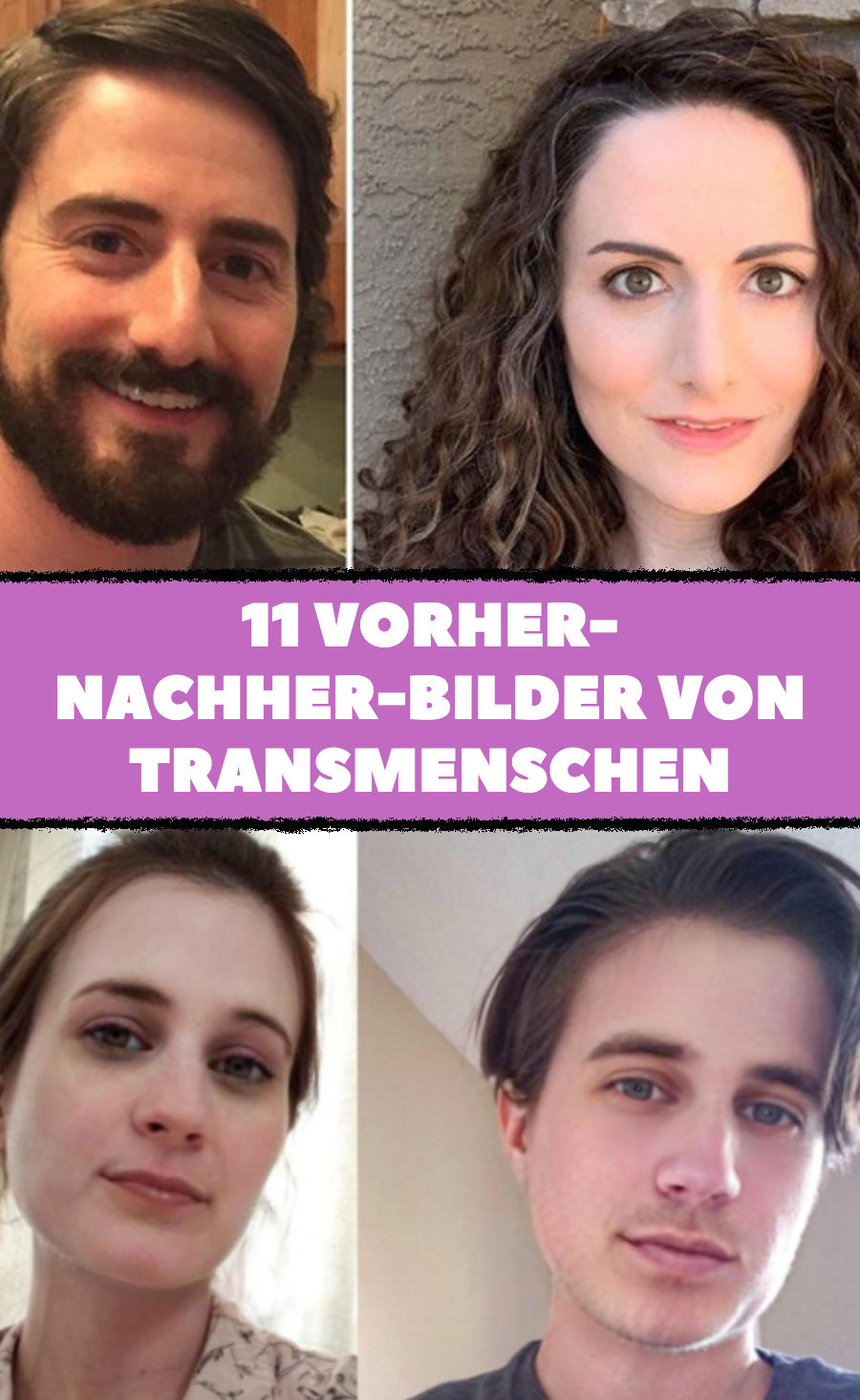 Menschen, die glücklich über ihre Geschlechtsangleichung sind