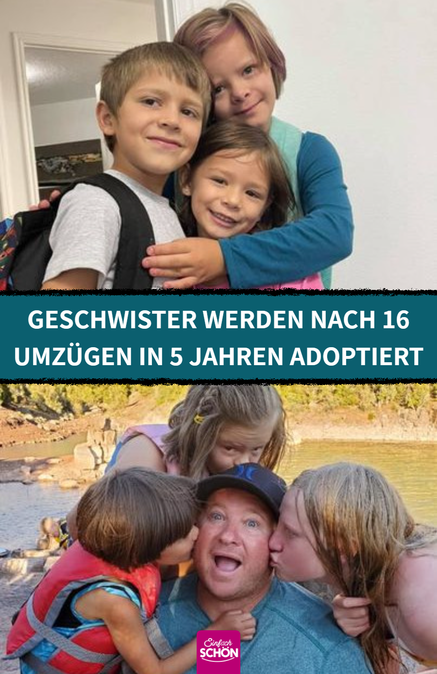 3 Geschwister werden vor der Adoption 16 Mal herumgereicht