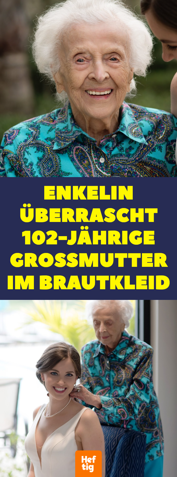 Enkelin besucht 102-jährige Großmutter kurz vor Hochzeit