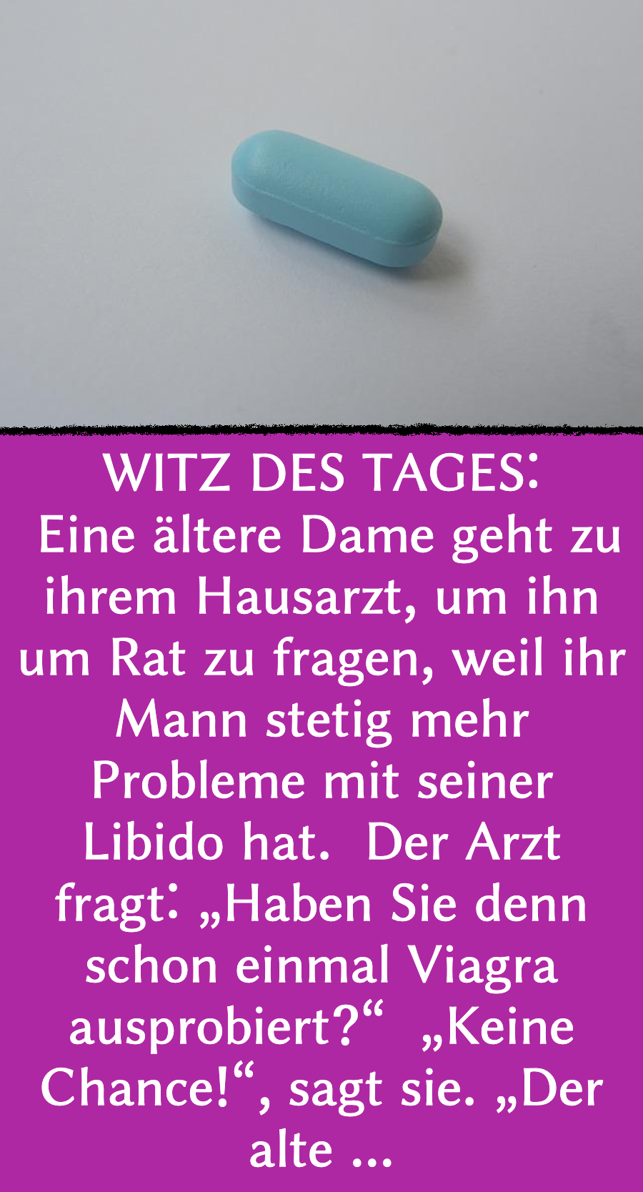 Ehe-Witz: Frau gibt Mann Viagra in den Kaffee