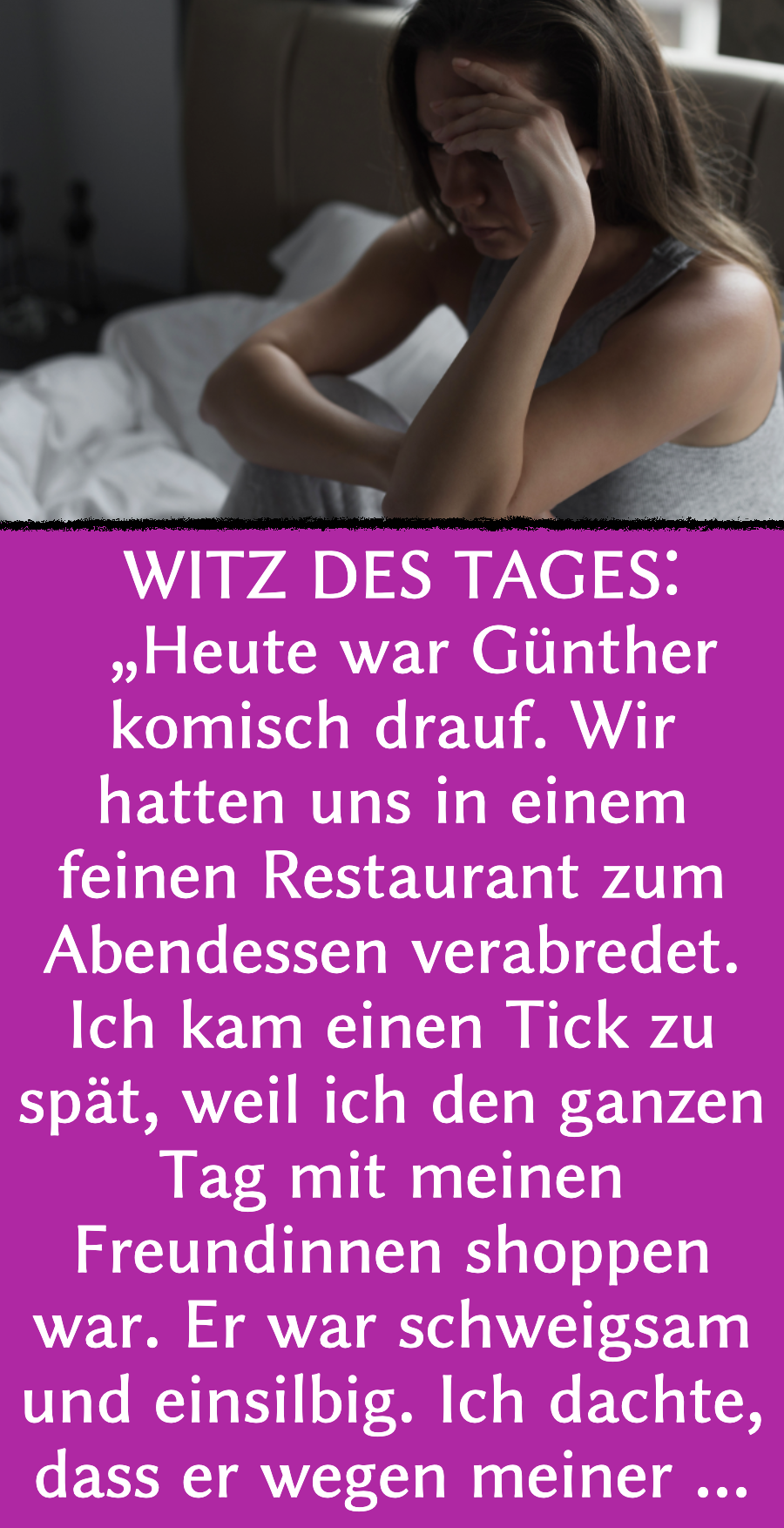 Ehe-Witz des Tages: Tagebuch von Mann und Frau