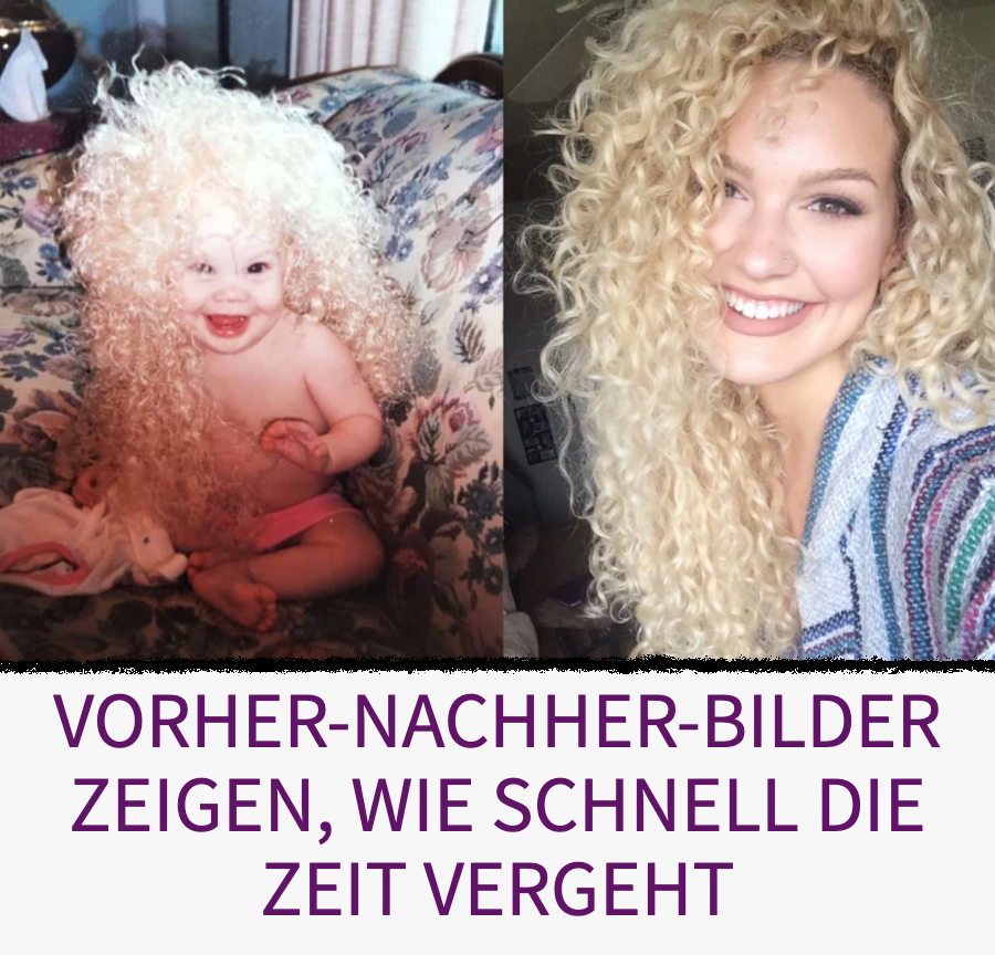 Vorher-nachher-Bilder zeigen, wie schnell die Zeit vergeht