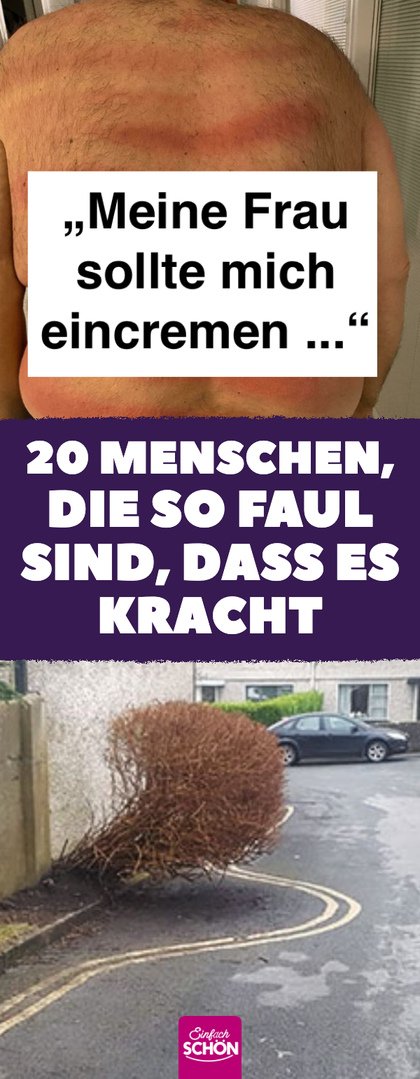 Faule Menschen: 20 lustige Bilder von Faulpelzen