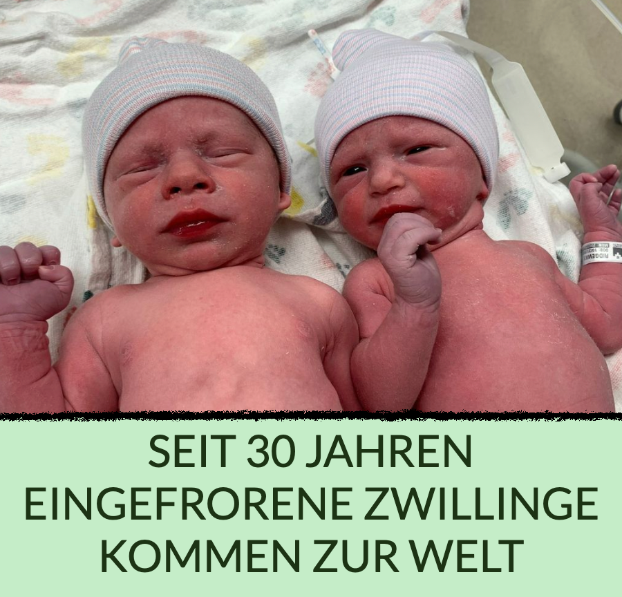 Babys Lydia und Timothy Ridgeway waren 30 Jahre eingefroren