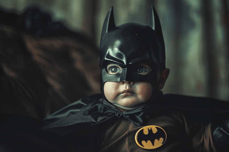 Batman als Baby.