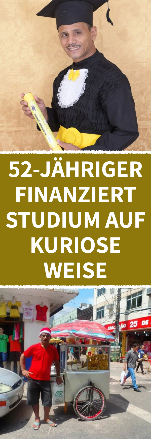 52-Jähriger finanziert Studium auf kuriose Weise