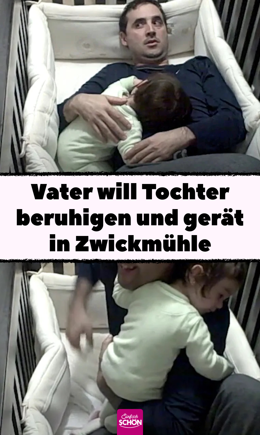 Vater will Tochter beruhigen und gerät in Zwickmühle