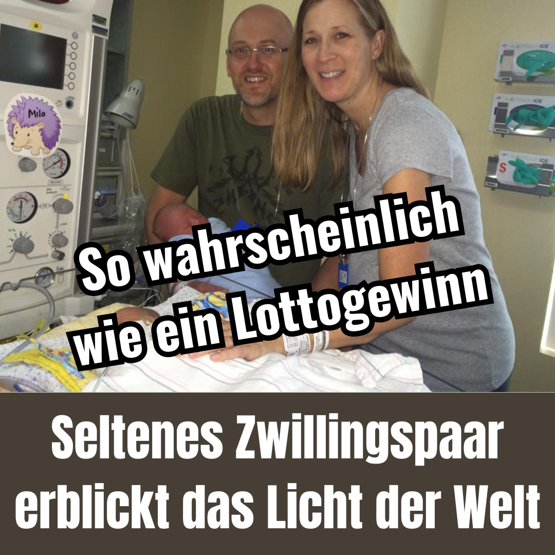 Seltenes Zwillingspaar erblickt das Licht der Welt