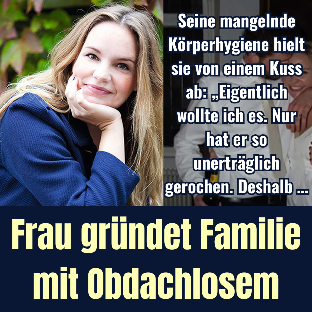 Frau gründet Familie mit Obdachlosem